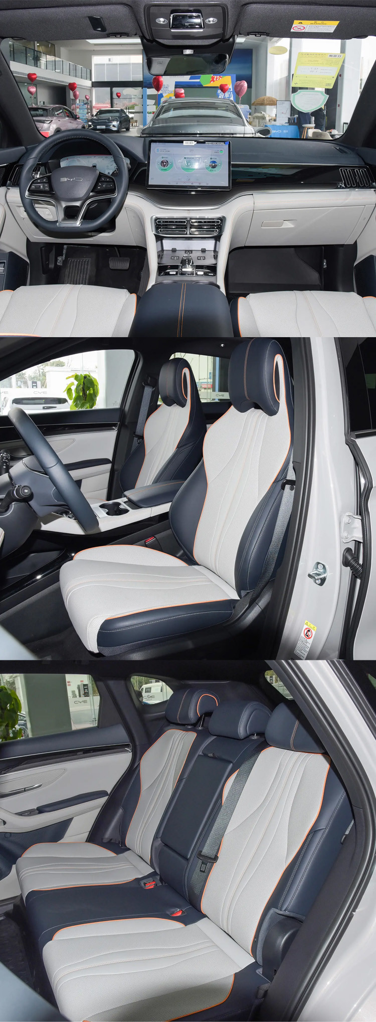2024 BYD Song Plus EV Car 605 км Новое энергетическое транспортное средство 5 мест с автопилотом и темным интерьером