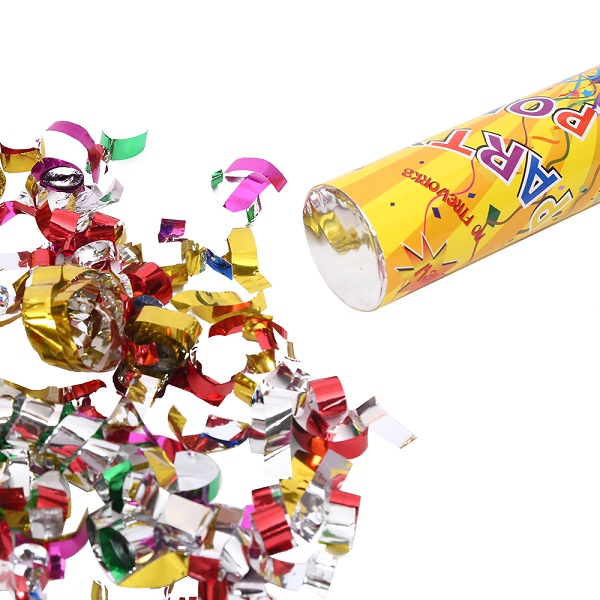 Карамболь 20cm Confetti партии ленты фольги золота металлический устранимое