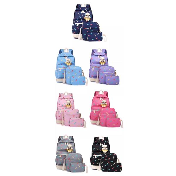 School Backpack Sets For Girl Women Durable Travel Bags Laptop Backpacks Wholesale