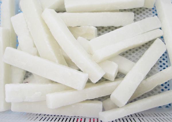 White Color Forzen Squid Strips Iqf Eu Standard Size 1*1*10cm