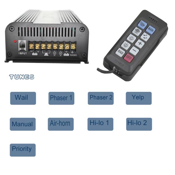 электронный усилитель сирены полиции 150В для предупреждающих кораблей/машины скорой помощи/пожарной машины