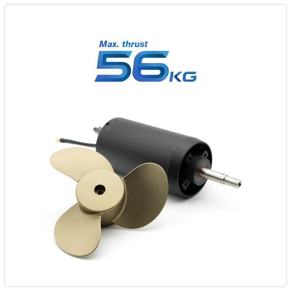 Powerful Underwater Brushless Motor with Propeller for Boat Efoil
