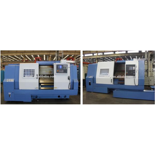 Twin Spindle FANUC Slant Bed CNC Lathe AK-25 with 12 Tool Post Stations