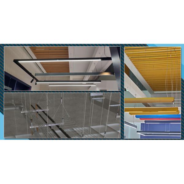 Stainless Steel Cable Gripper Suspension Kit for Lighting Systems