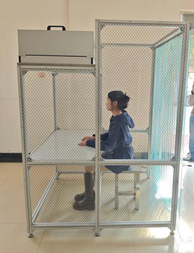 10-14 Days Leading Time Commercial Booth Seating Constructed from Stainless Steel/Galvanized Steel