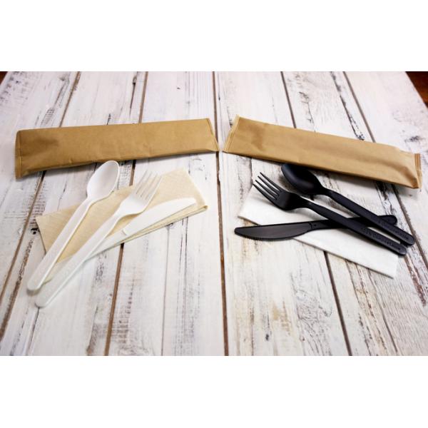 CPLA ECO Amigable 7 pulgadas Cuchillos Set de cubiertos Cuchillos biodegradables desechables