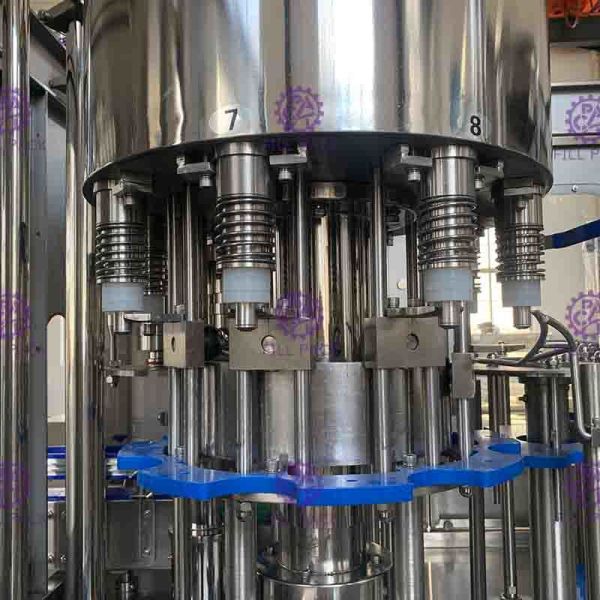 Sterile High Security Water Filling Machine 0.5L Plastic Bottle Monoblock Aseptic 0.5MPA