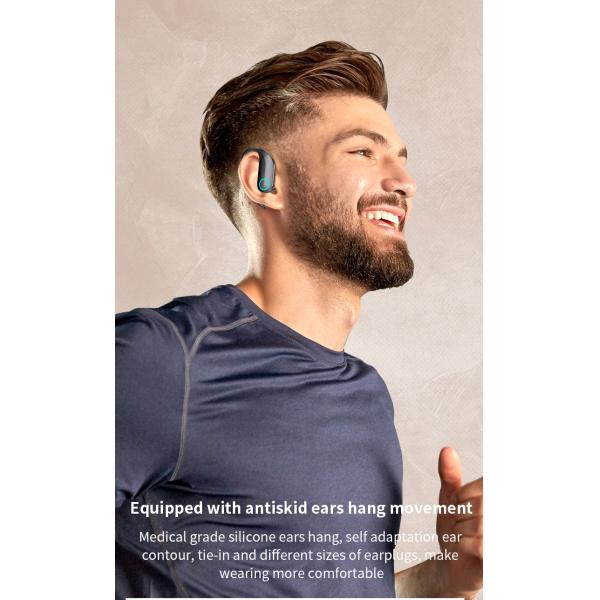 Waterproof Wireless Earbuds Stereo Bluetooth Headphone with Digital Display Travel Battery Indicator Wireless BT Earphone