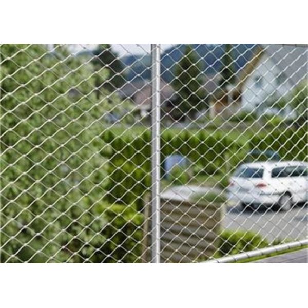 OEM Bridge Fencing Upgrade Reliable Metal Rope Mesh For Long term Outdoor Service