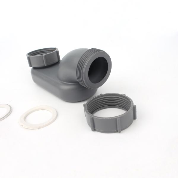 CHROME PLATE Anti-Odor Ceramic Floor Drain Strainer and Flexible Drain Pipe for Hotels