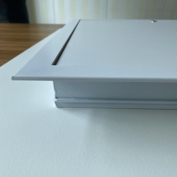 Metro Station 390x390x40x0.8mm Aluminum Access Panel With Key Type Switch