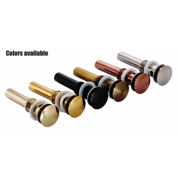 Штуцеры стока Bathroom трубы застегивают затвор раковины нажима всплывающий