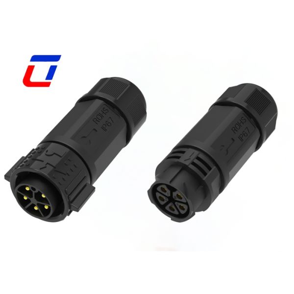 50A M25 5 Pin Male Female Connector IP67 Quick Release Solar Connectors For Power