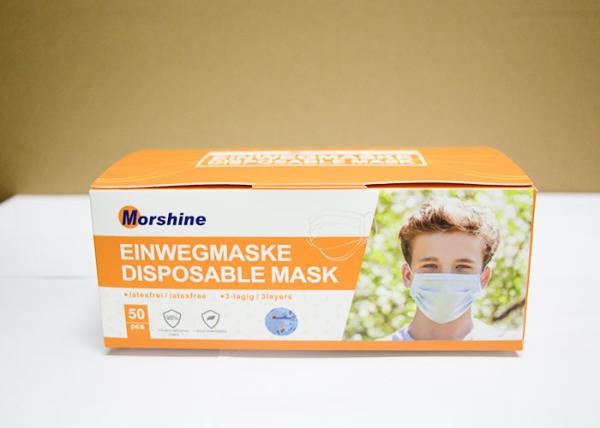Soft Disposable Non Woven Face Mask No Stimulation Earloop Procedure Masks