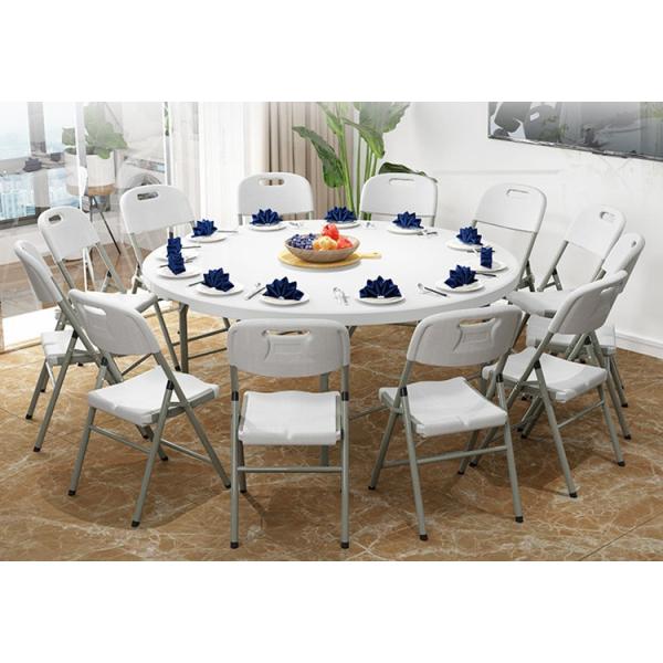 tabla que acampa de la comida campestre plástica al aire libre de la tabla plegable del banquete de los 6ft