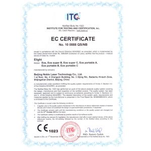 Beijing Noble Laser Technology Co.,Ltd Certifications