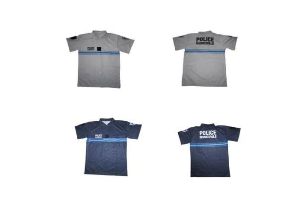 Moisture Wicking Custom Polo Shirts With Logo Polyester Mesh Heat Transfer Printing