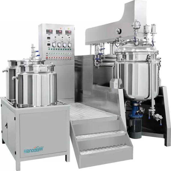 kilowatt de émulsification d'homogénéisation 220V 380V du mélangeur 7,5 du vide 5-2000L cosmétique