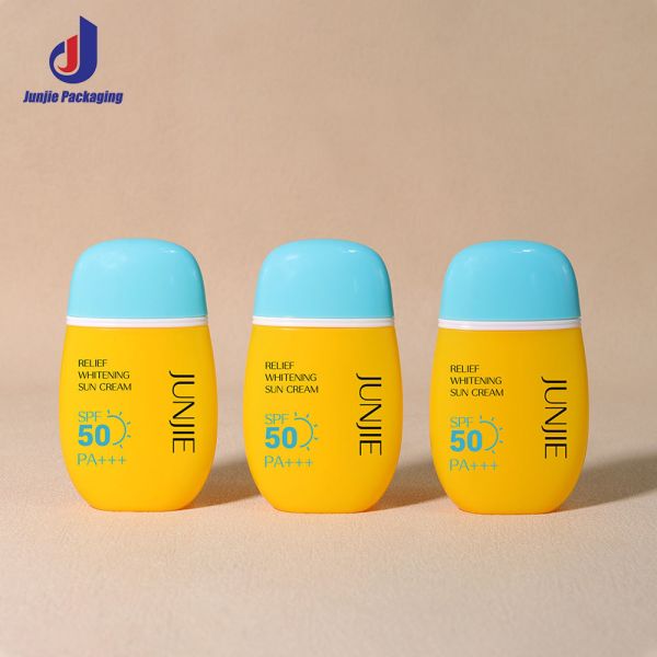 Customized 2025 50ml PE Plastic Squeeze Tube for Sunscreen Face Cream PE Hand Cream Packaging Bottle Screw Cap Skincare Usage