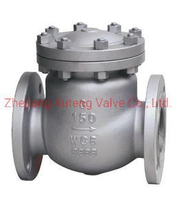 Válvula de controlo de balanço de flanco H44W-16P com direção de fluxo e estrutura de balanço inversos