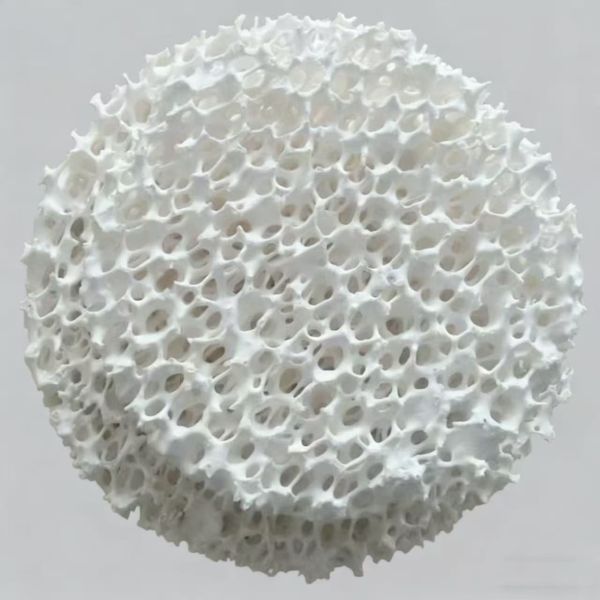 Round Square Foundry Alumina Ceramic Foam Filter with 80-90% Porosity and High Temperature Resistance