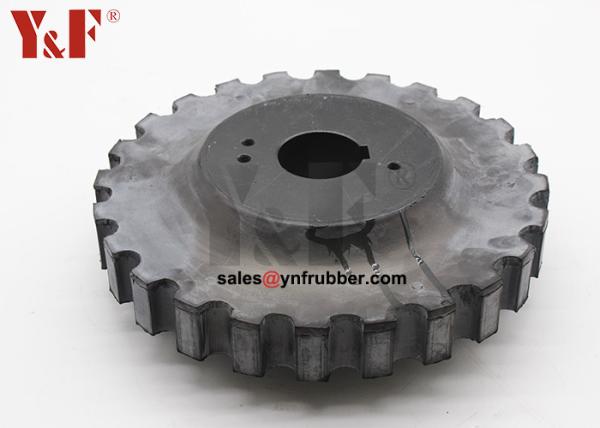 Black Rubber Flex Coupling Fittings Industrial Rubber Shaft Coupling