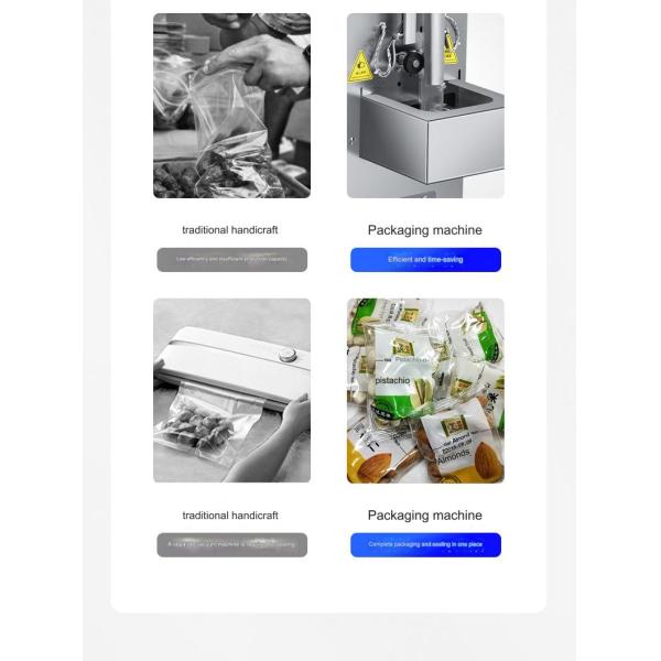 3 Sides Seal Bag Type Multifunction Packaging Machine for Potato Chips Production