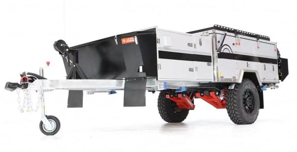 Off Road Trailer Caravan With Outdoor Kitchen External With Complete Electrical System