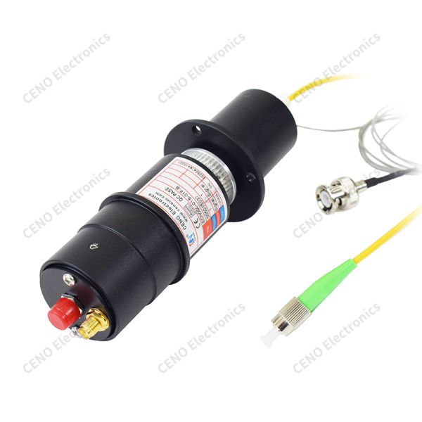 Opto-Electric Hybrid Slip Ring with 1 fiber & 1 RF coax