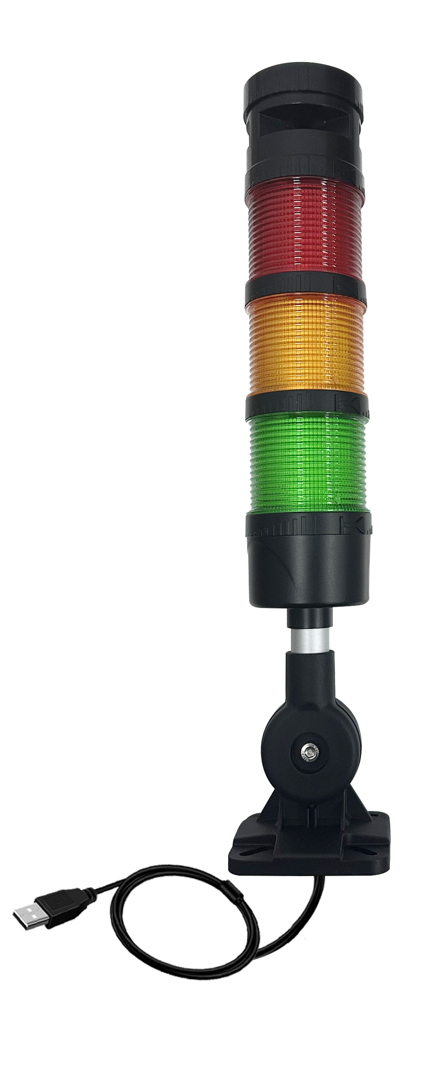 ONN-M4-USB Multi Layer LED USB Signal Tower Light With Buzzer 3 Mounting Bases