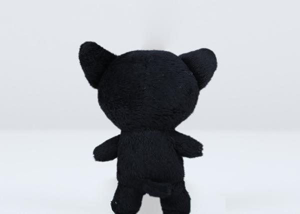 Collie Small Stuffed Dogs Black / White Soft Plush Material With OEM Service