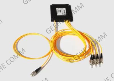 Divisor em forma de caixa da fibra ótica de FC/APC 1x4 2.0mm com o conector de FC UPC