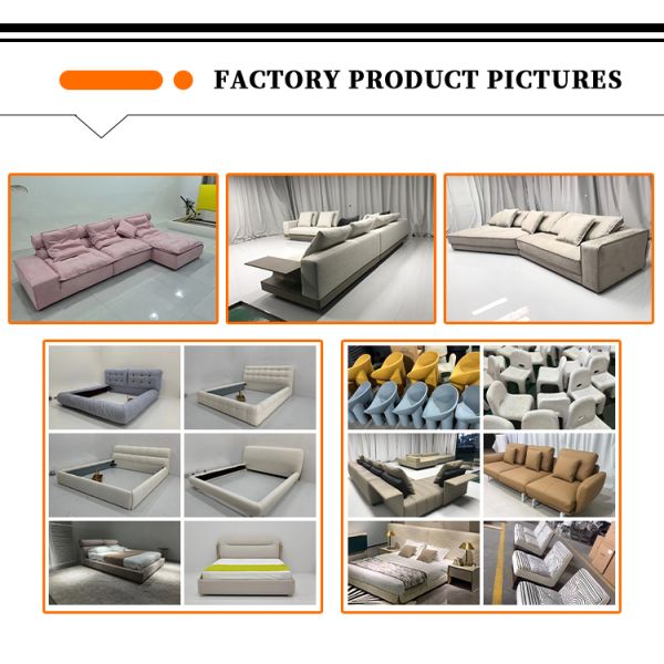 Synthetic Leather Upholstery Material King Size Luxury Bed Frame Sets Modern Villa Bedroom Furniture Plywood Panel Type