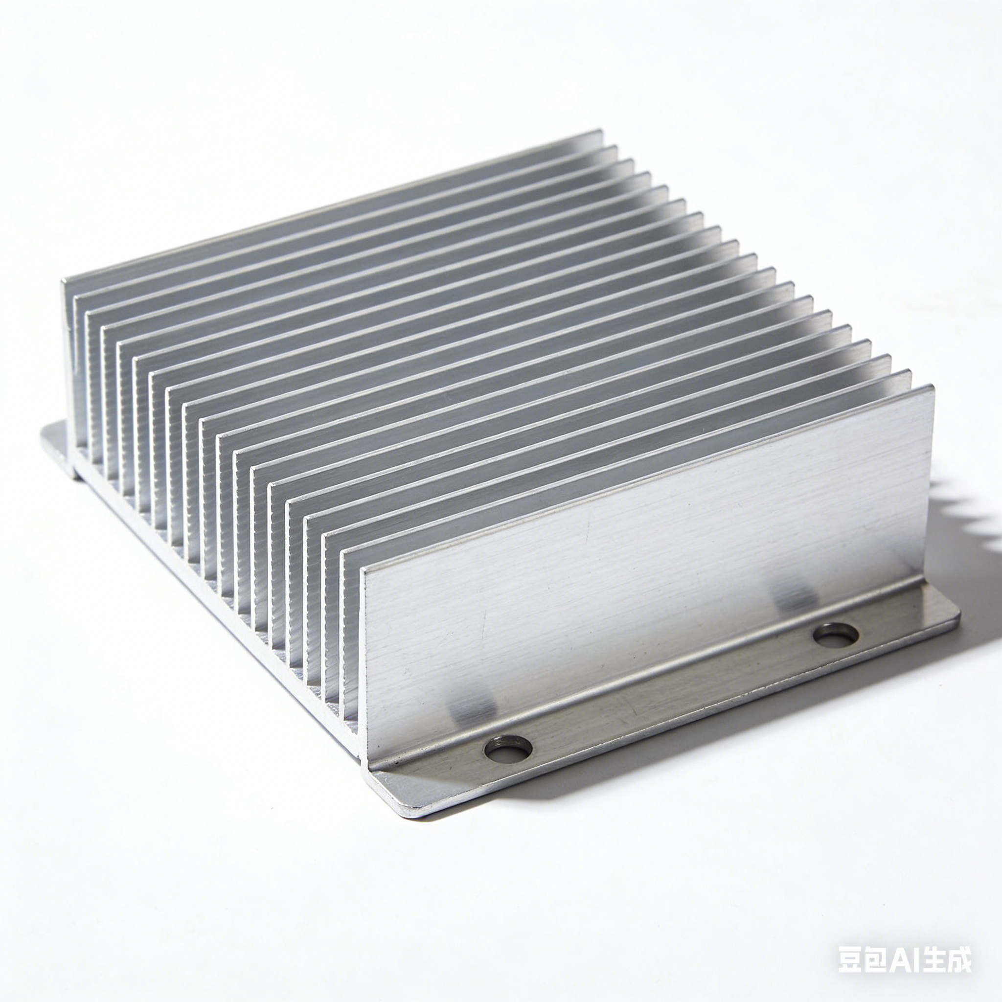Precision CNC Machining Service for Aluminum 6061 Heat Sinks with 0.005mm Tolerance and Anodized Coating
