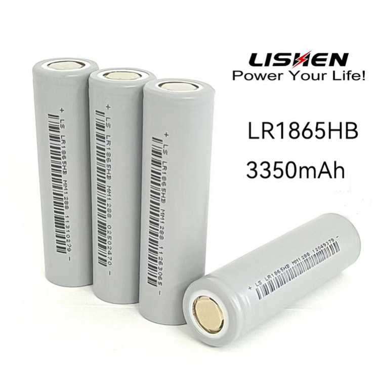 Lishen LR1865HB 3.6v 3350mAh Cylindrical Lithium Ion Battery Rechargeable Cell For Flashlights