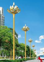 Le poteau extérieur de colonne de lampadaires de lumière LED blanche allume 80W-240W 160lm/W 6500K Température d'environnement de travail -20℃~+50