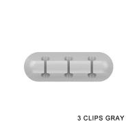 Wholesale Silicone Winder Earphone Wire Storage Charger Desk Cable Holder Clips Cable Organizer