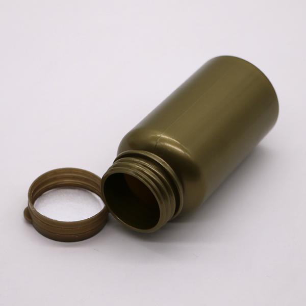 150 ml de PET vide en poudre solide en plastique bouteilles de médicaments chimiques avec bouchon à boucle