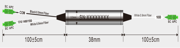 Optical Transmission FWDM Multiplexer 1310nm 1550nm Filter Based Wavelength Division Multiplexer