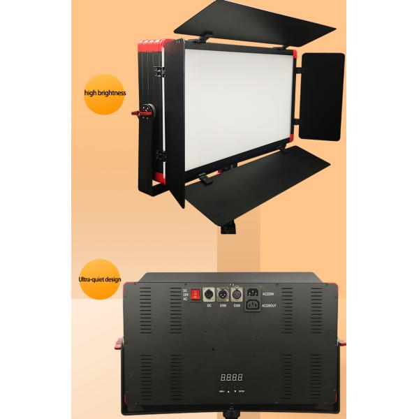 Aluminum Alloy Acrylic Covering LED840 DMX512 Portable Light for Photographic Shooting