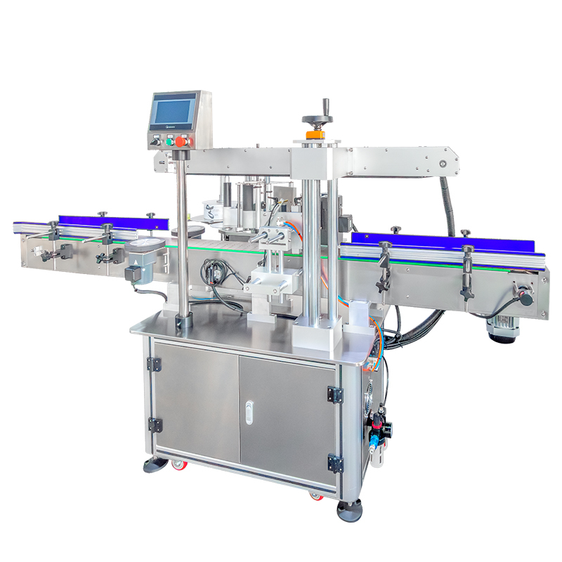 Multifunction Square Bottle Label Printing Machine Honey and Beer Bottle Labeling Machine With Label Dispenser