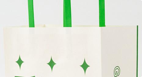 カスタムカラー 買い物バッグ ハンドル 業務用・買い物用 紙袋