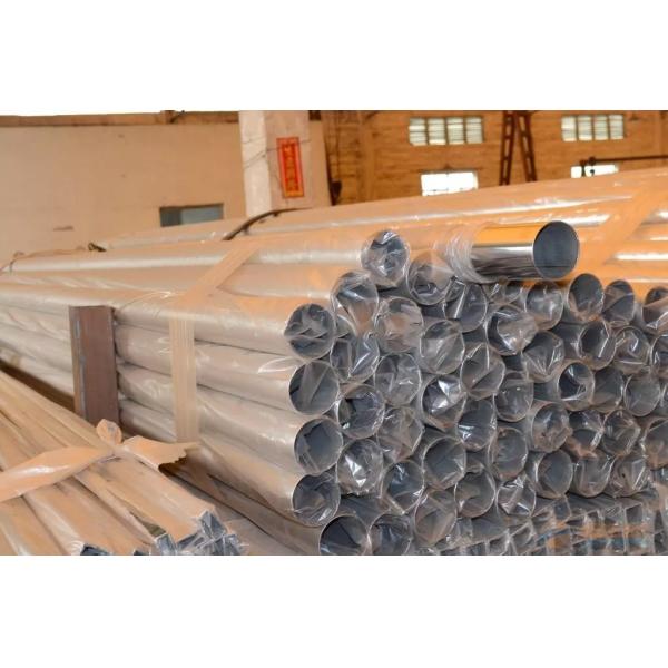 ISO9001 Annealed 316 Stainless Steel Square Tubing , Decoiling Hot Rolled Steel Pipe
