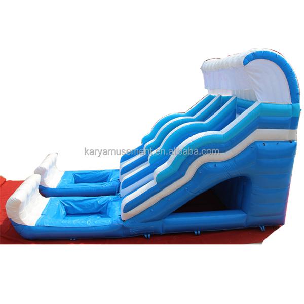Large Size Blue Double Slide Inflatable Combo for Custom Made Party Rentals Business