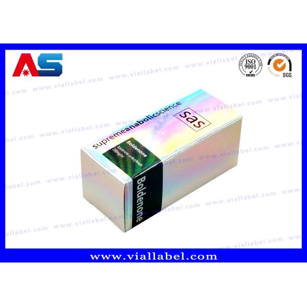 Коробки для флаконов Голографические небольшие коробки для флаконов 10 мл / Экологически чистые коробки для фармацевтической упаковки