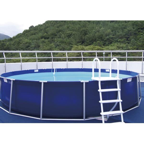 Personal Use Steel Frame Pool , Metal Frame Paddling Pool EN71
