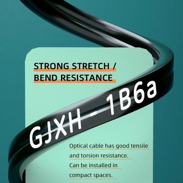 GJXH GJYXCH GJYXFCH FTTH Indoor 1 Core aerial Fiber Optic Cable