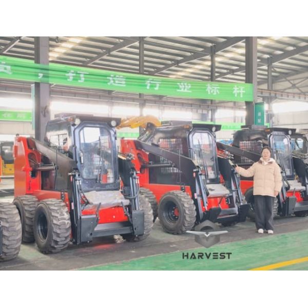 850kg JC60 Skid Steer Loader with Broom Hot Sale In South Africa