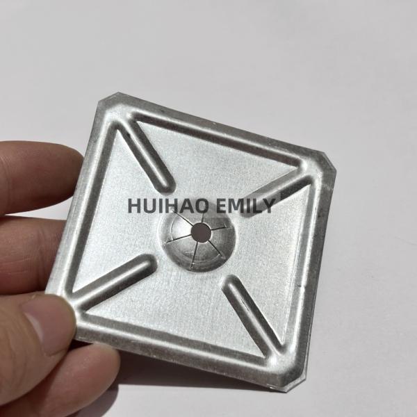 2-1/2 Mild Steel Square Insulation Self Locking Washer For Fixing Insualtion Fasteners