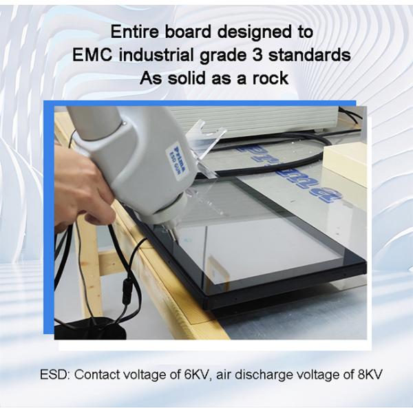 15.6 pouces IP65 Touch capacitif en acier inoxydable Android Terminal de contrôle industriel monté à l'arrière avec montage mural intégré